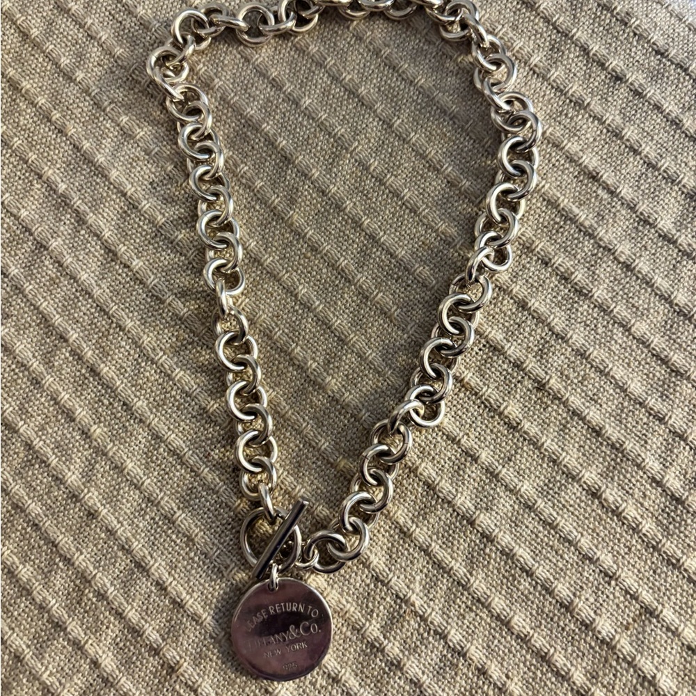 Tiffany & Co Toggle Necklace Authentic